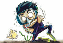 �＾Ǳˮ���ʧ�£�С���շ���ѹ��